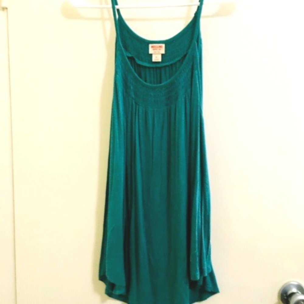 Mossimo teal tank top Sz XL